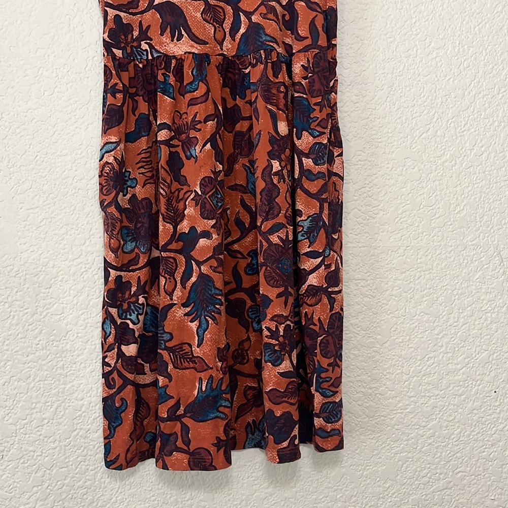 Peruvian Connection Floral Pima Cotton Dress - Picture 4 of 11